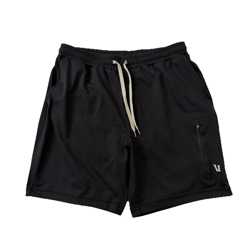 Vuori Sunday Performance Shorts Mens Medium Black Athleisure 7” Gym Run V381