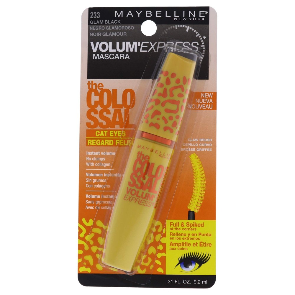 Maybelline Colossal Volum Express Cat Eyes Mascara Glam Black 233