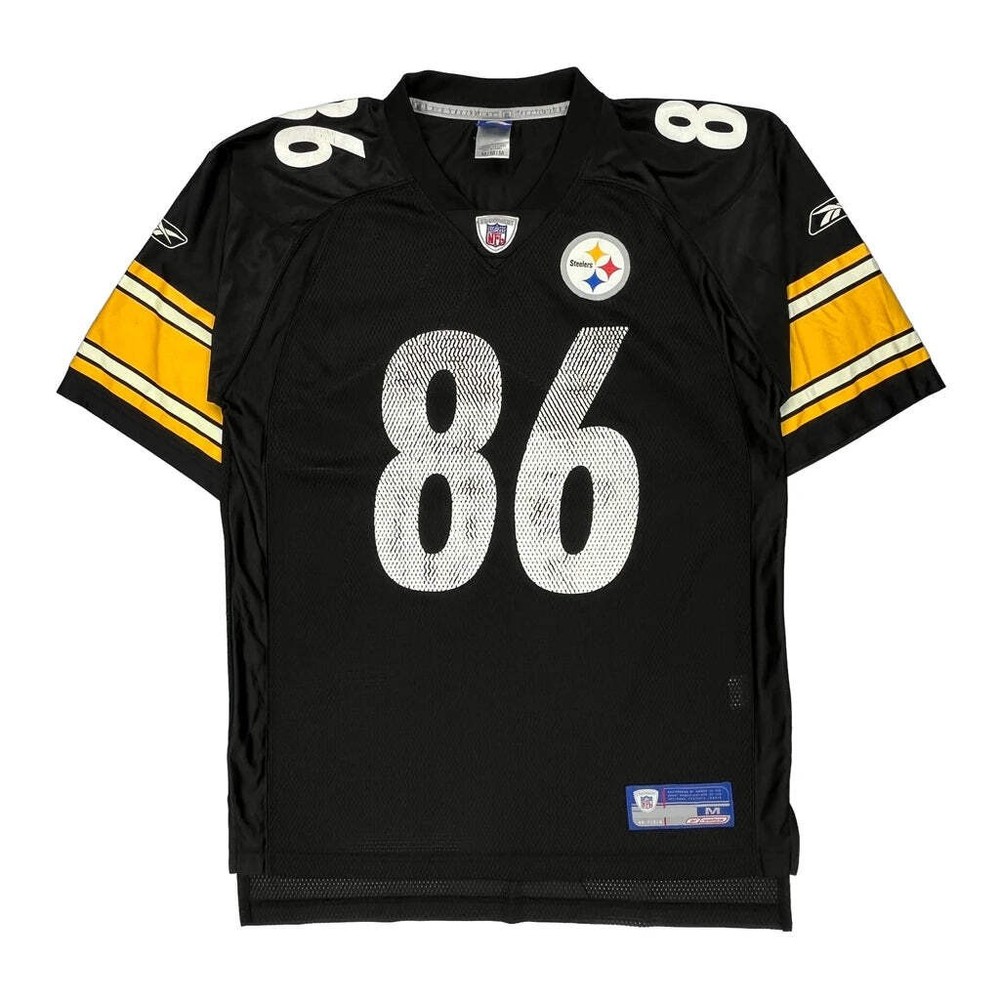 Pittsburgh Steelers Reebok Nfl Football Jersey - Medium Black Polyester