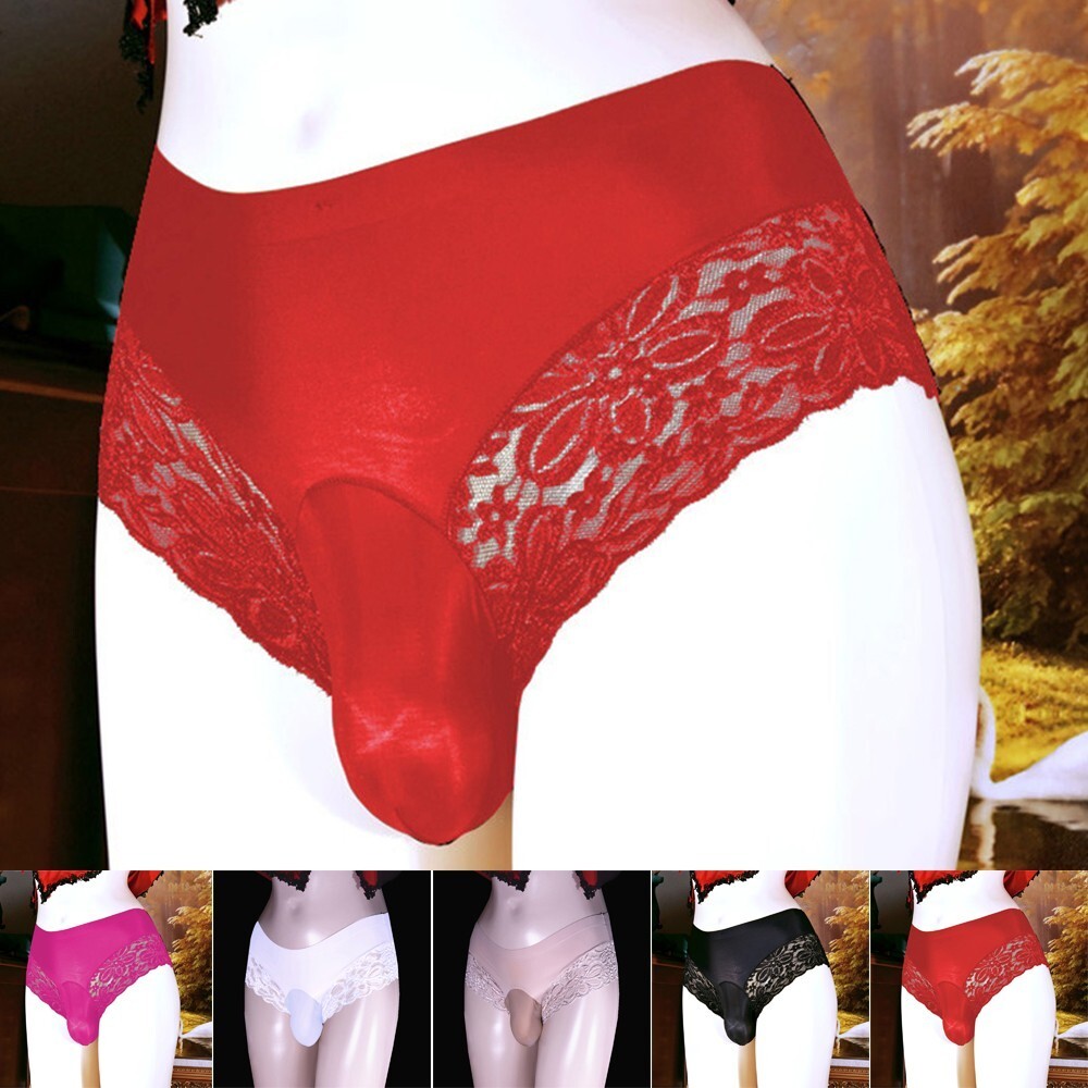 Briefs Underwear Comfortable Mens Panties Pouch Sissy Thong Breathable