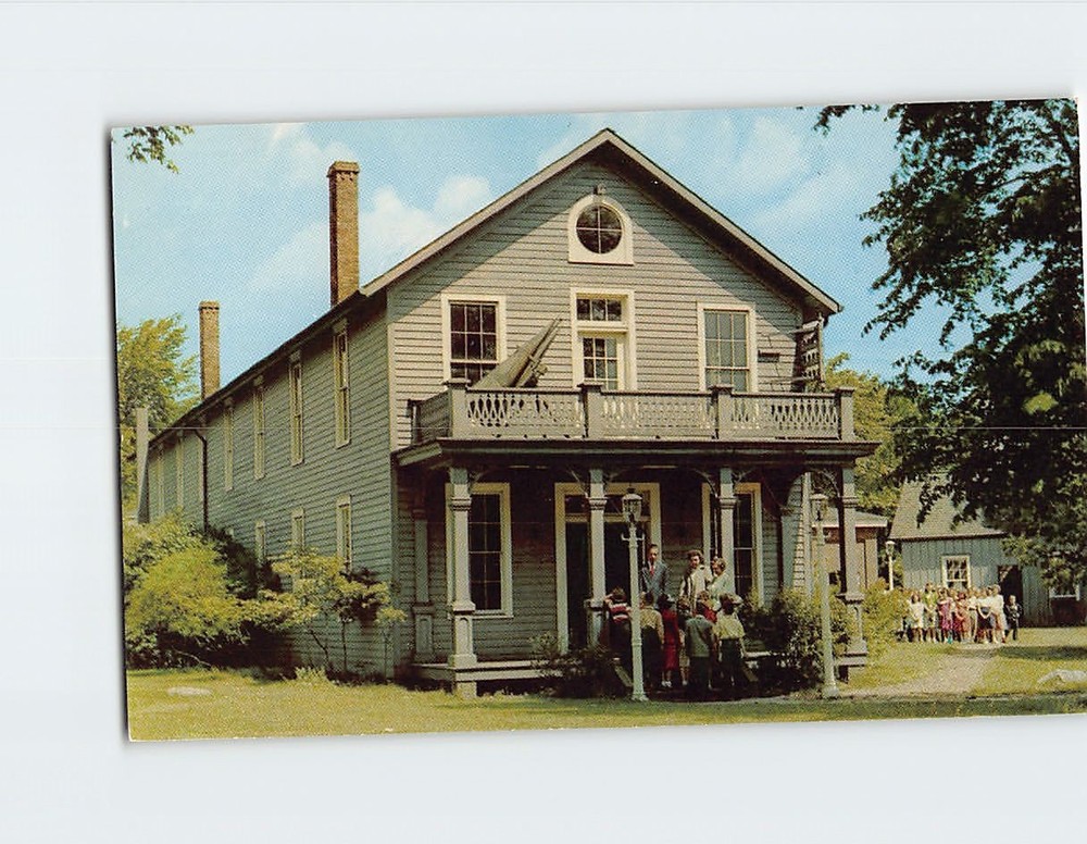 Postcard Menlo Park Greenfield Village Dearborn Michigan USA
