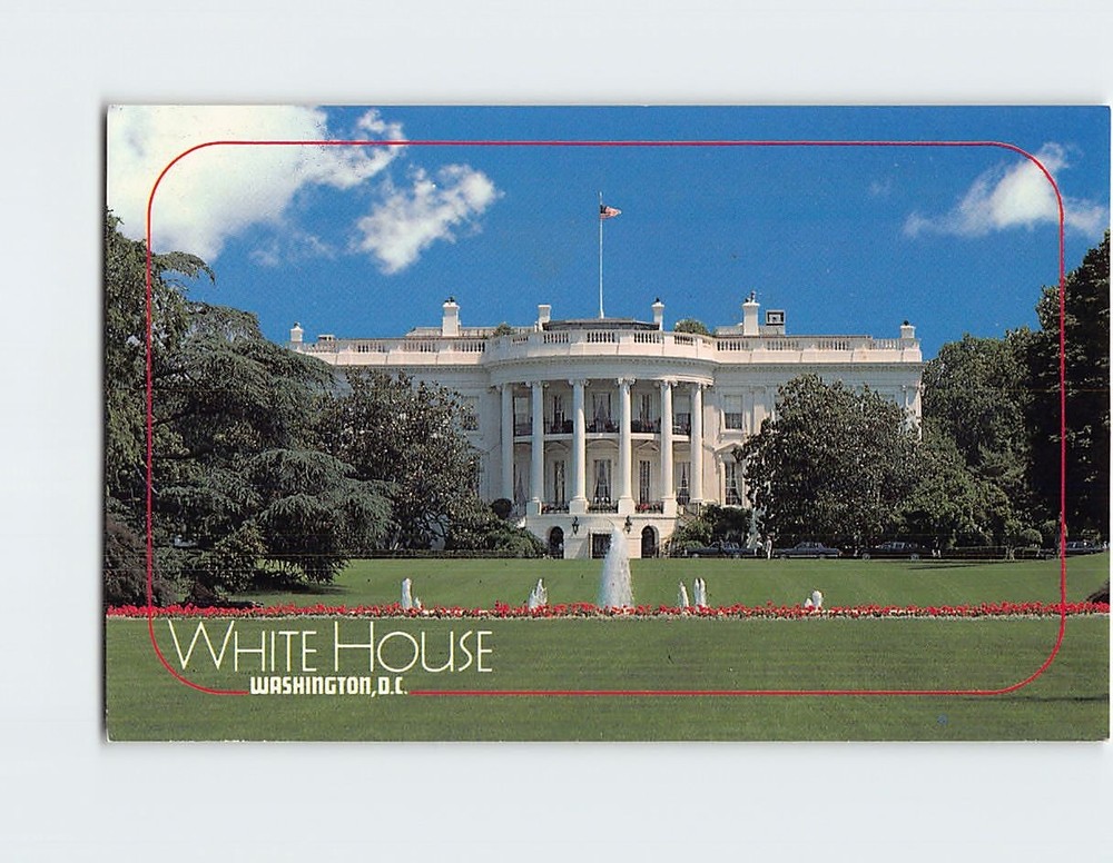Postcard White House Washington DC