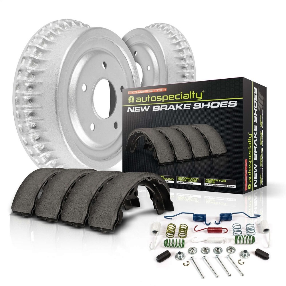 Power Stop KOE15277DK 1-Click Daily Driver Brake Kit Rear Rear OE Replacement Dr