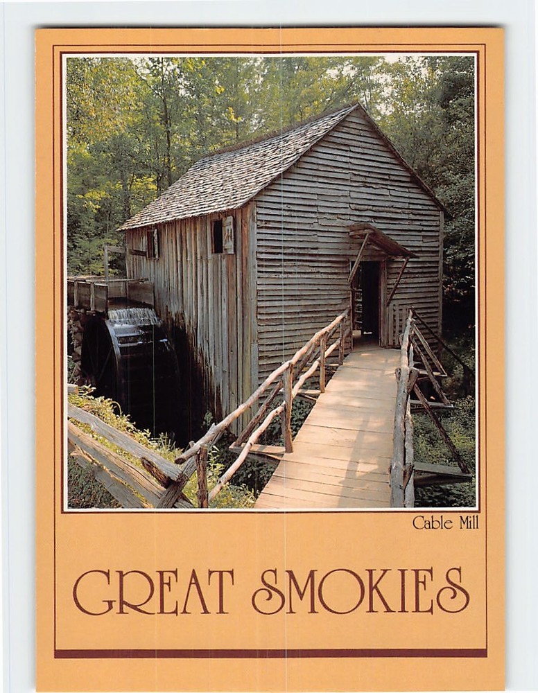 Postcard John P. Cable Mill Great Smoky Mountains National Park Tennessee USA
