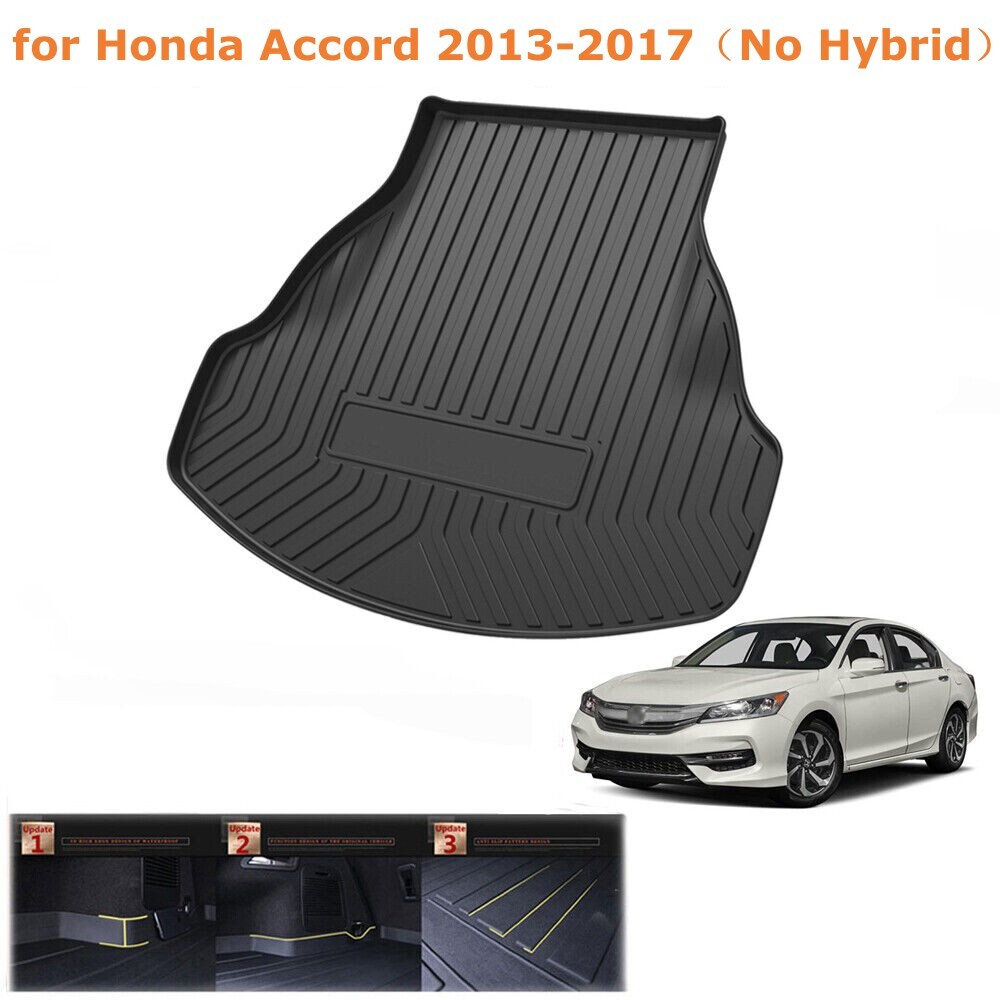 Cargo Trunk Tray Liner Floor Mat Waterproof TPO for 2013-2025 Honda Accord