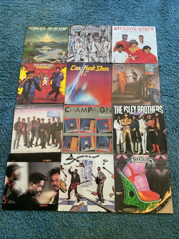 ( 12 ) Classic R&B Soul Funk Lp Vinyl Record Lot