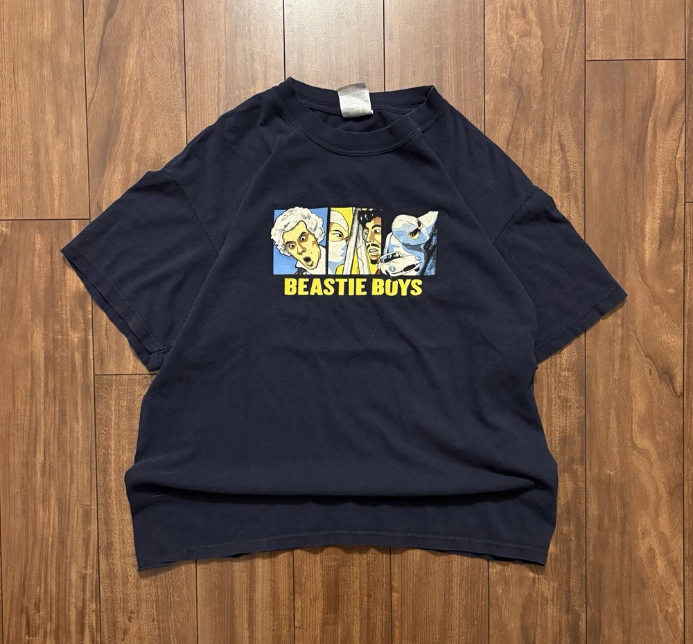 AMAZINGLY RARE LOOK VINTAGE 90'S BEASTIE BOYS CARTOON T-SHIRT MEN'S SIZE LARGE