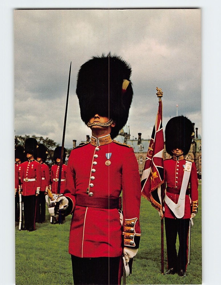 Postcard Changing The Guard On Parliament Hill Ottawa Ontario Canada