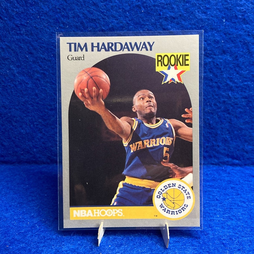 1990-91 NBA Hoops / Golden State Warriors / Tim Hardaway RC #113