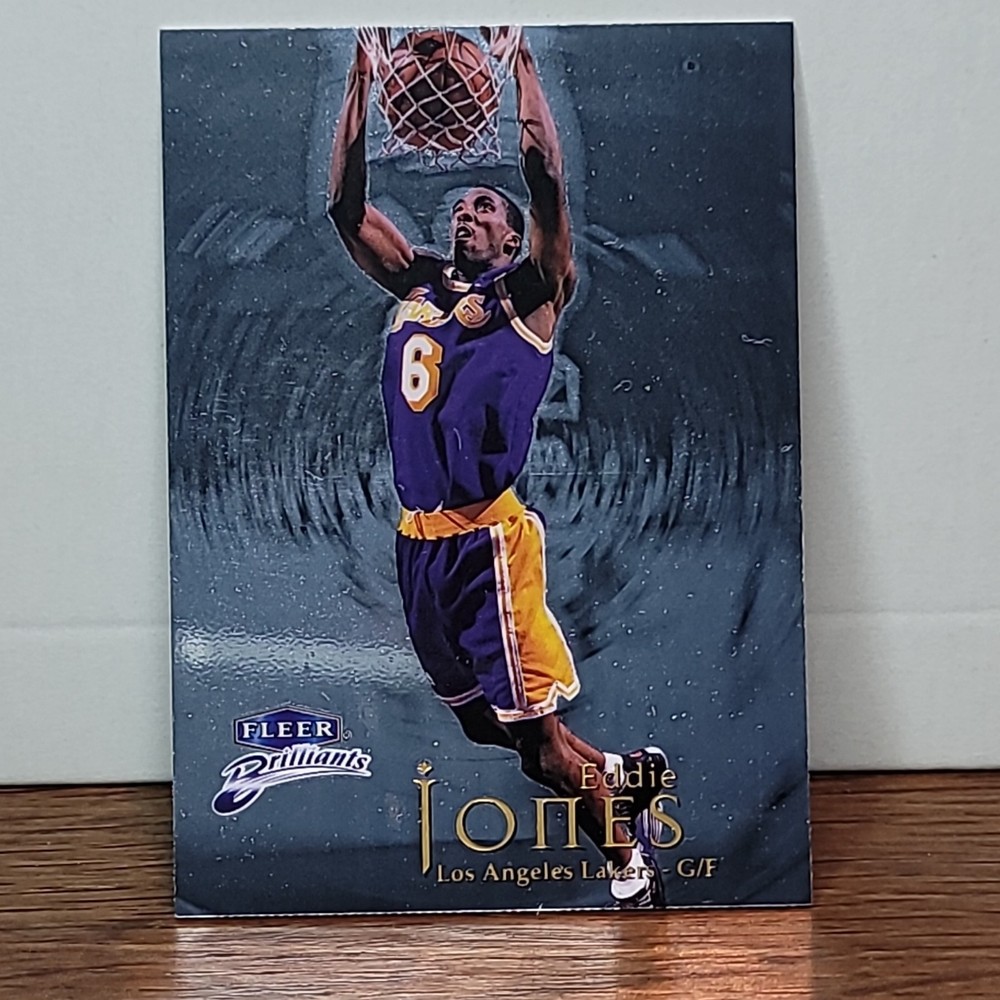 1998-99 Fleer Brilliants Eddie Jones #5 Los Angeles Lakers Basketball 1999