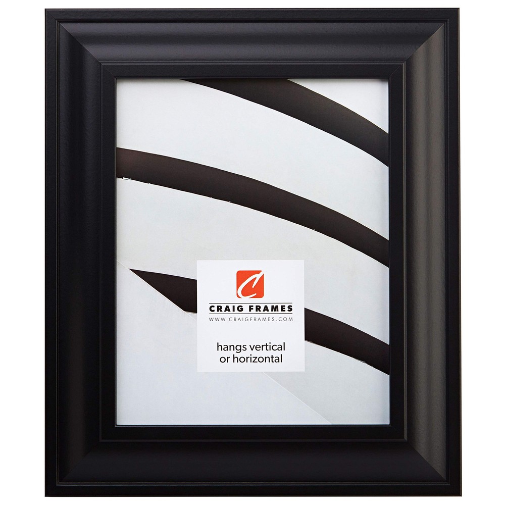 21834700BK 14x22 Inch Black Smooth Wrap Finish 2-Inch Wide Picture Frame