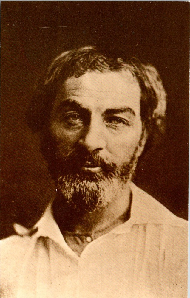 Dr Jim Stamps Postcard Walt Whitman Sesquicentennial No 2 Unposted