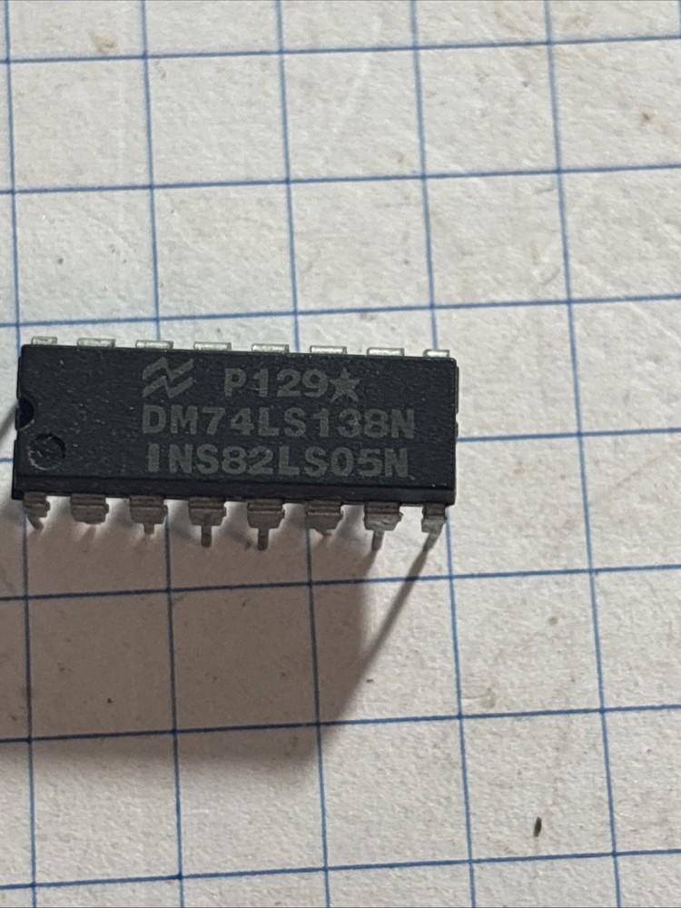 National Semiconductor DIP16 DM74LS138N 3-8 Line Decoder Vintage IC Chip @ICC