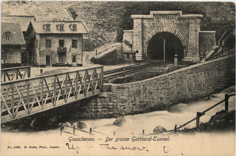 Goeschenen - The Great Gotthard Tunnel -412022