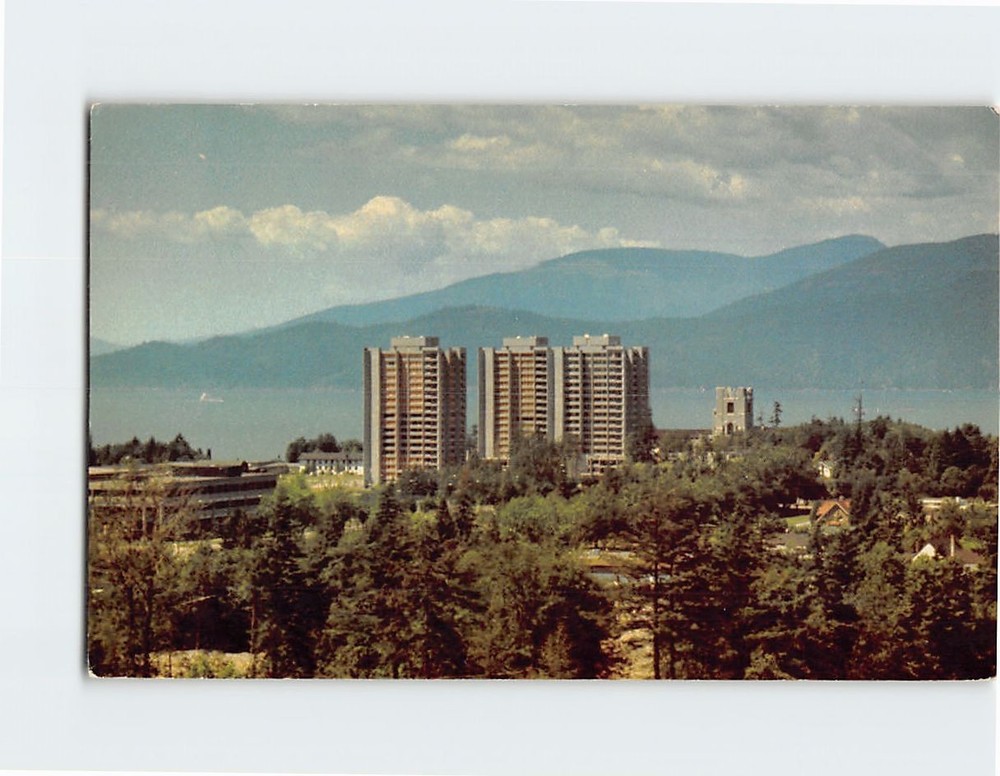 Postcard Totem Park Convention Centre University of British Columbia Canada