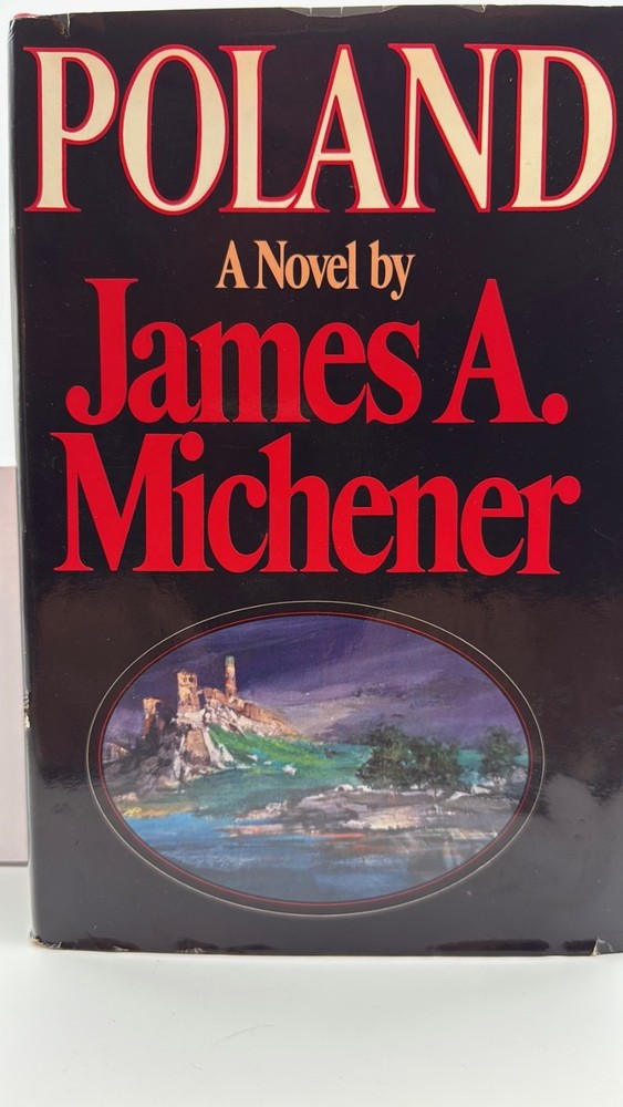 James A. Michener Poland Hardcover Random House Historical Novel VG+ w/ DJ