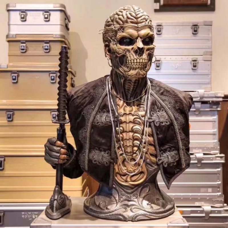 ECC Studio Brain Dead Skeleton Baron 1/1 Scale Bust Resin Statue ModelIn Stock