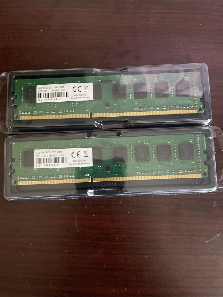 16GB (2x8 GB) PC3-12800 DDR3 1600MHz 240pin Non-ECC Memory (SERVER MEMORY)