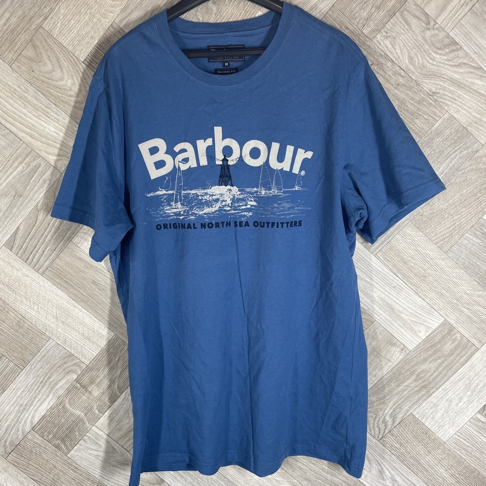 Barbour North Sea Outfitters Tailored Fit Men’s T Shirt Size Medium