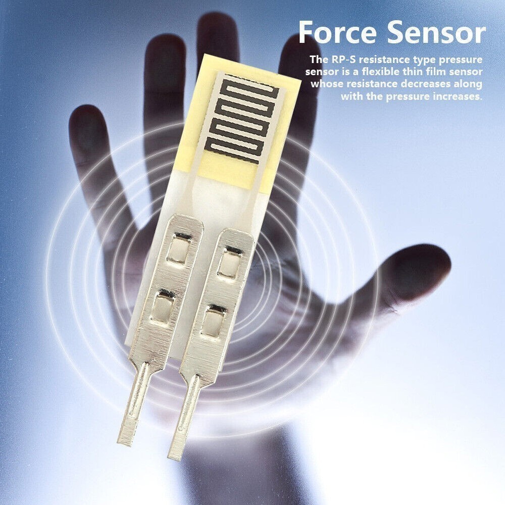 2pcs 10g~1kg High Precise Resistance Type Thin Film Pressure Sensor Force Sensor