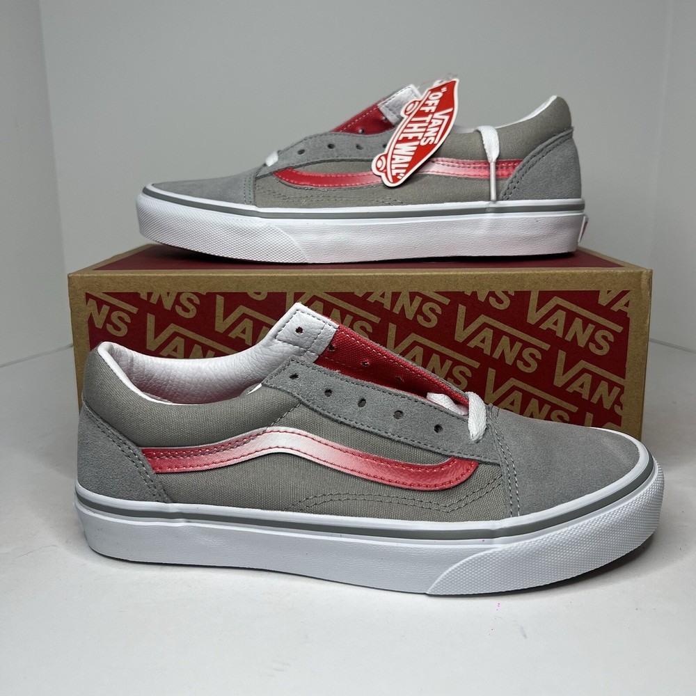 VANS Classic Slip On Sneakers Check Gray Canvas Men's Shoes Skate VN0A4VH7WB 4.5