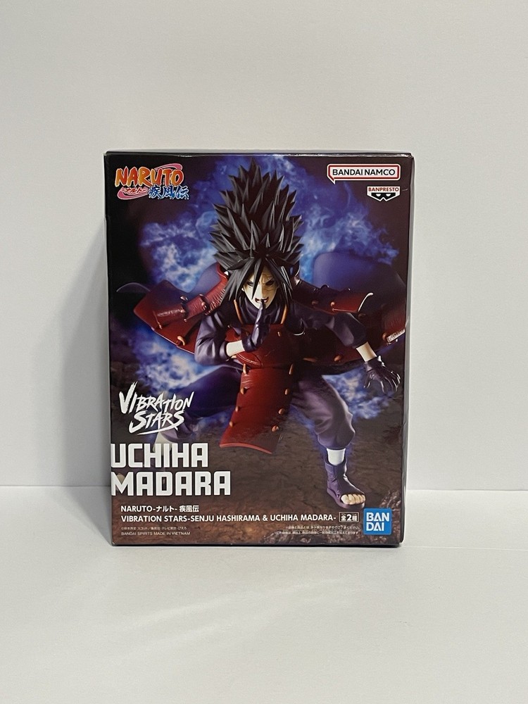 Banpresto Vibration Stars Uchiha Madara Figure Naruto Anime Boxed Collectible