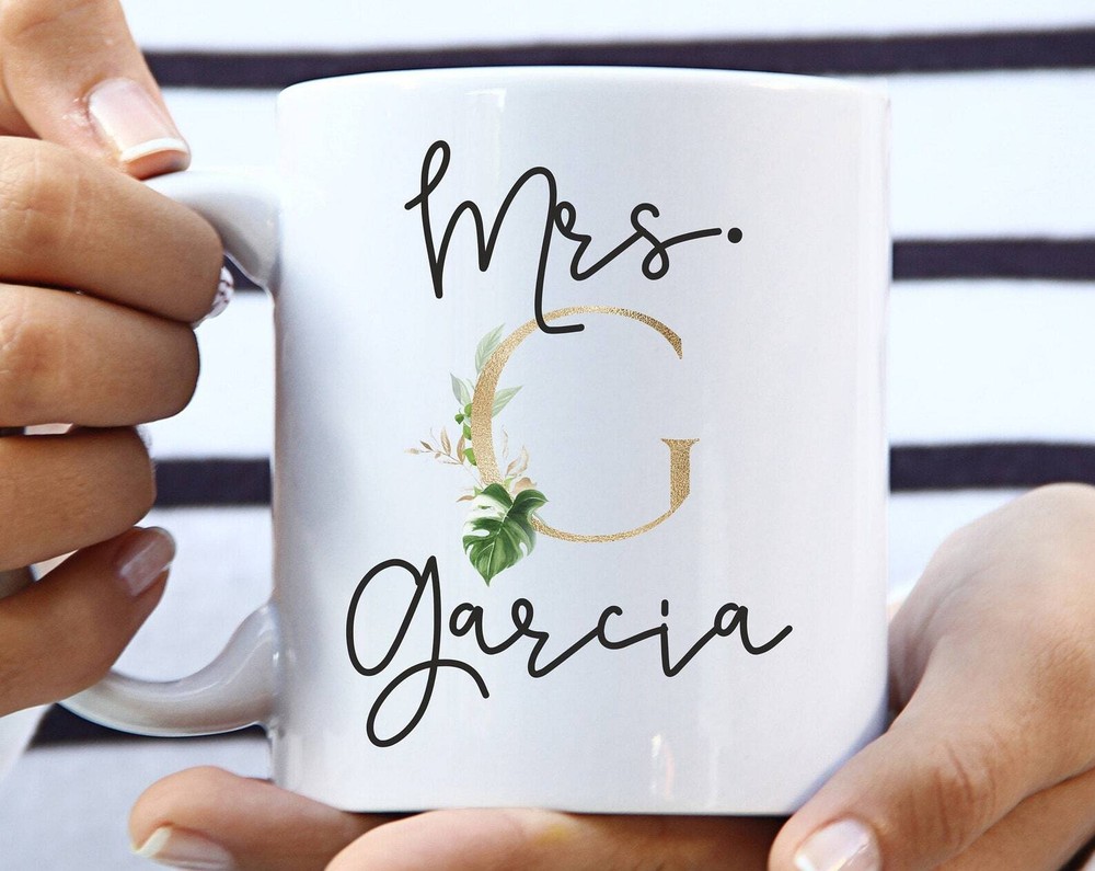 Mrs Mug Custom Mrs Mug Mrs. Mug Personalized Mrs Mug Engagement Gift Bridal