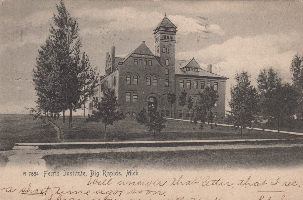 Big Rapids MI Michigan ~  Ferris institute 1906