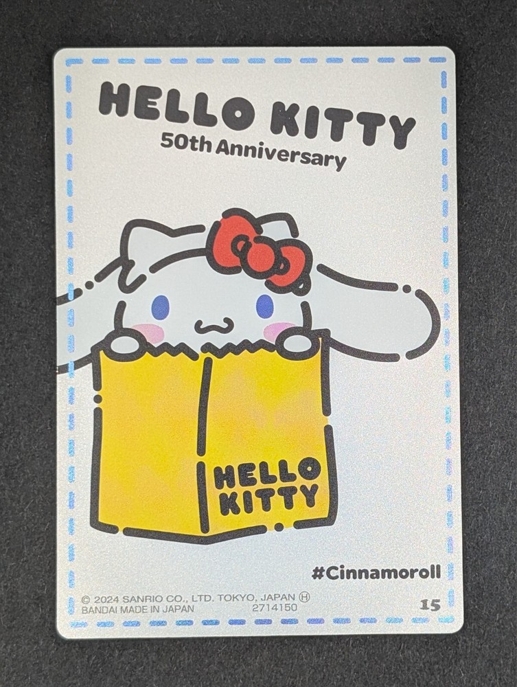Cinnamoroll #15 - Sanrio Hello Kitty 50th Anniversary Wafer Card Series 5 NM