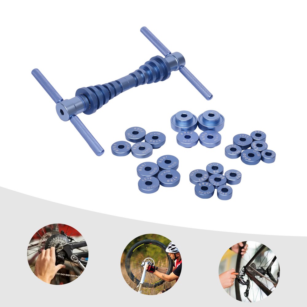 Bicycle Bearing Press Set Installer Tool Kit Set Turning Point for Wheels Hub