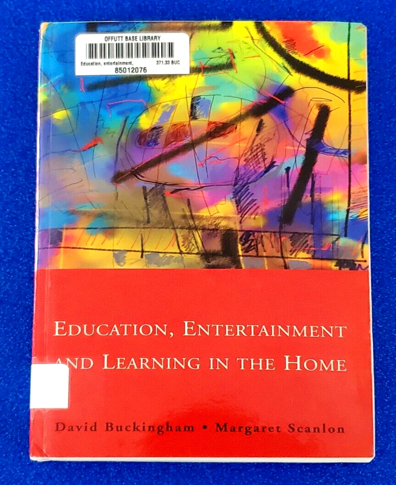 Education, Entertainment And Learning In The Home - Hardcover Free Shipping