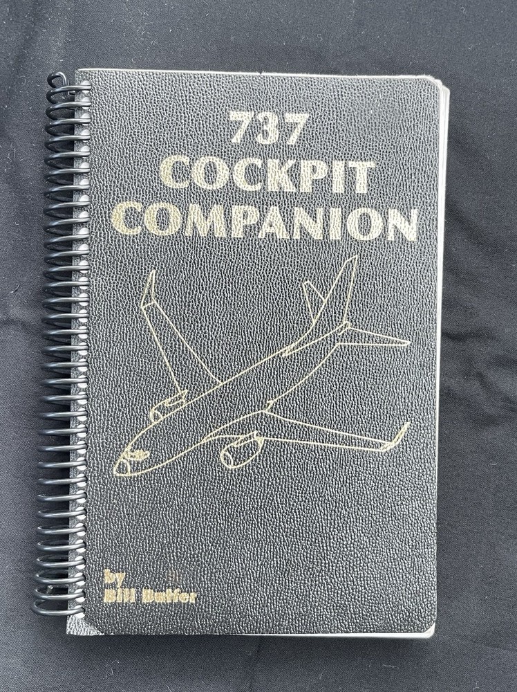 Southwest 737 Cockpit Companion Spiral Book By Bill Bulfer 1998 300 500 700 800