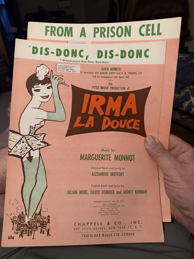 Stage Musical sheet music 2-pack IRMA LA DOUCE