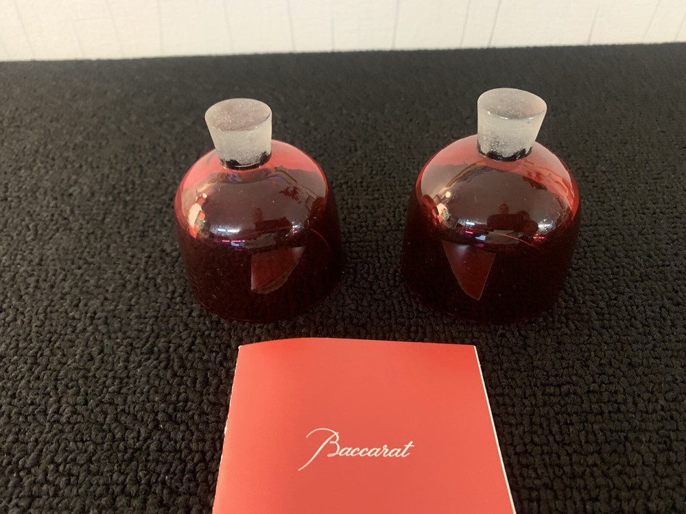 Lot 2 Crystal Candle Holders from Baccarat (Price for Both)
