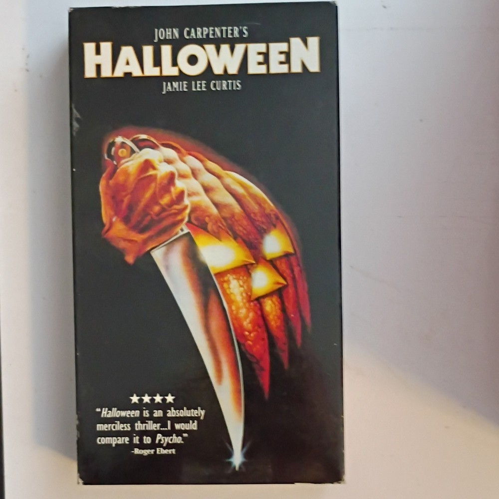 Video Treasures Halloween VHS NTSC Horror R John Carpenter Jamie Lee Curtis
