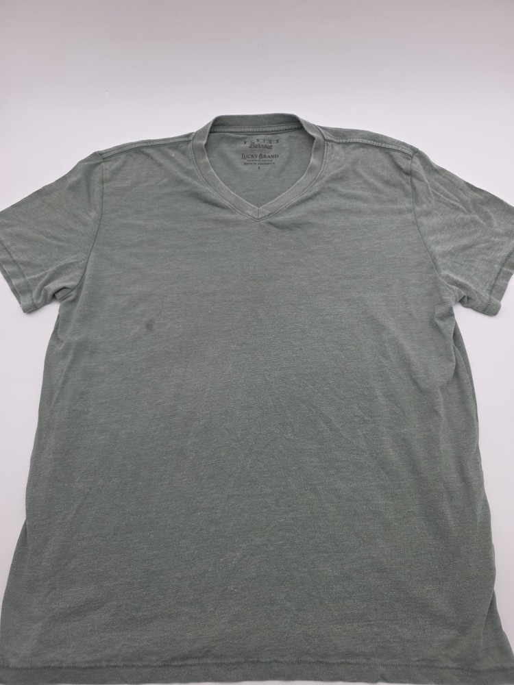 Venice Burnout Lucky Brand T-shirt Men L Green.#45650