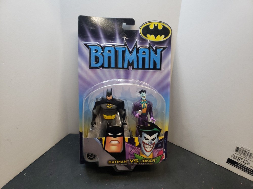 Batman Animated Batman Vs. Joker Action Figure Set Mattel 2002 Brand New Sealed
