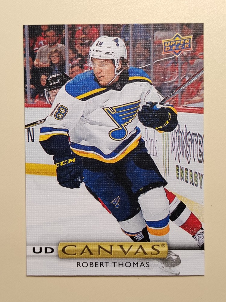 2019-20 Upper Deck Series 1 Hockey Robert Thomas UD Canvas C55 Young Guns