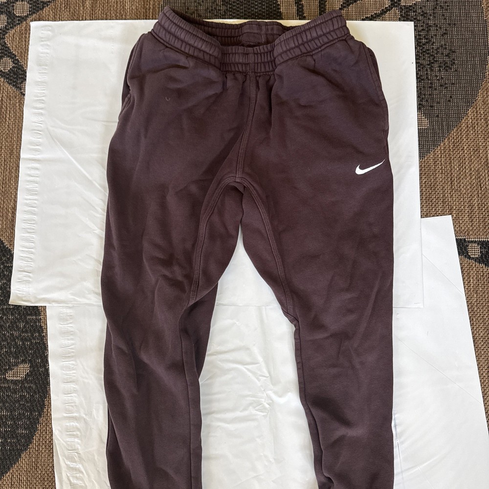 Men's Medium Brown Nike Swoosh Pants Joggers