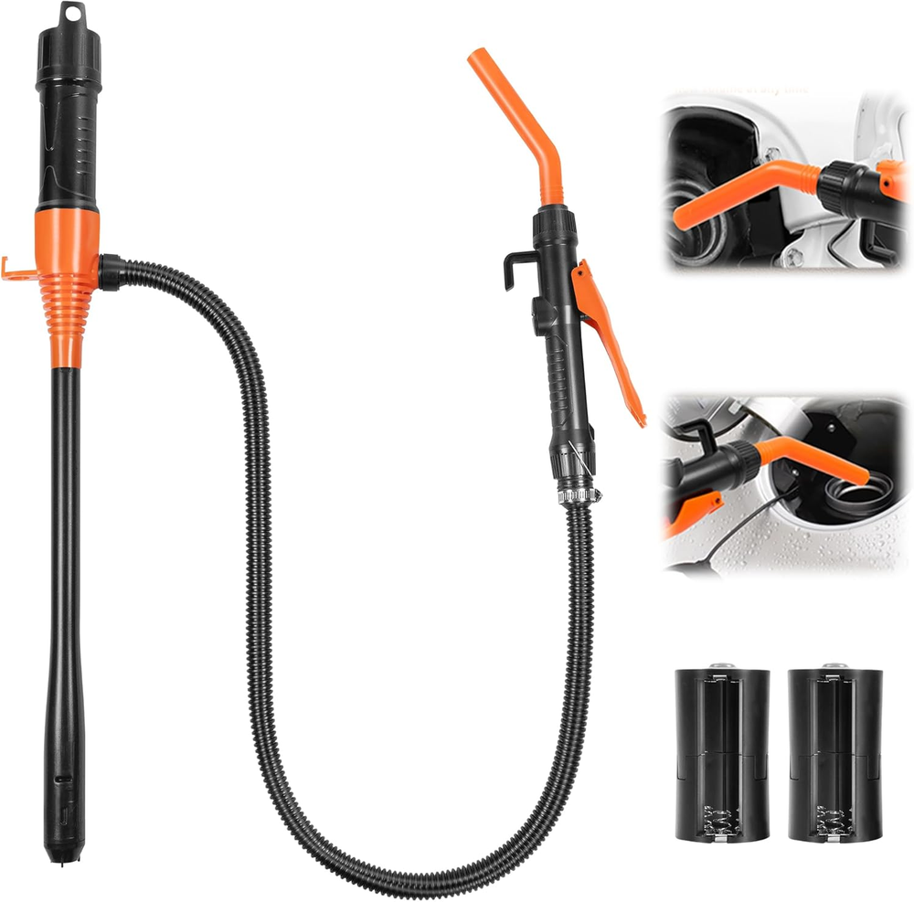 Portable Battery-Powered Siphon Pump for Universal Fuel Transfer
