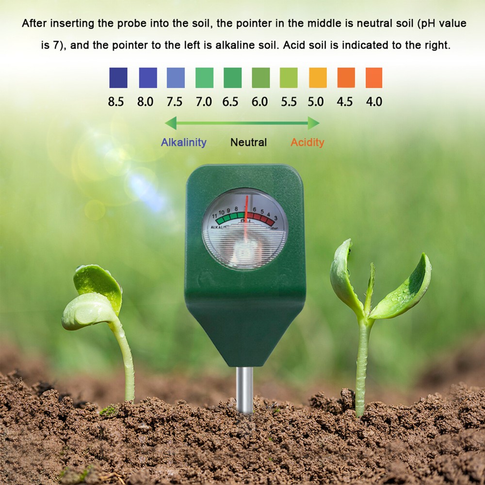 Accurate PH Tester Soil Water Moisture Light Test Meter for Garden Plant Seeding-image