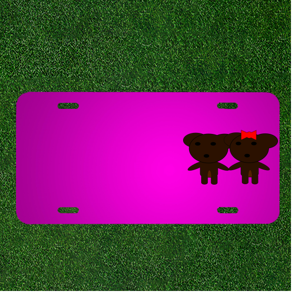 Create Unique Personalized License Plates for Couples Teams or Friends with Custom Names