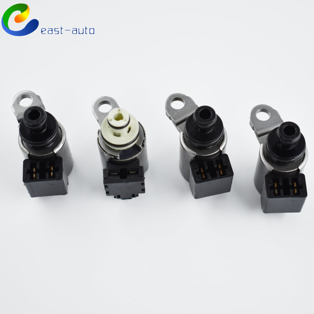 JF011E 4PCS Transmission CVT Valve Body Solenoids For Nissan Altima Rogue Dodge