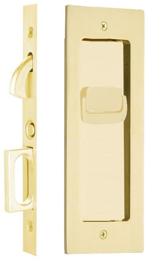 Emtek 2115-138 Modern 7-1/4 Inch Brass Privacy Mortise Lock