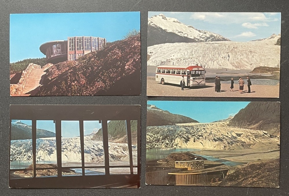 Juneau AK Mendenhall Glacier Alaska Vintage Postcard Lot