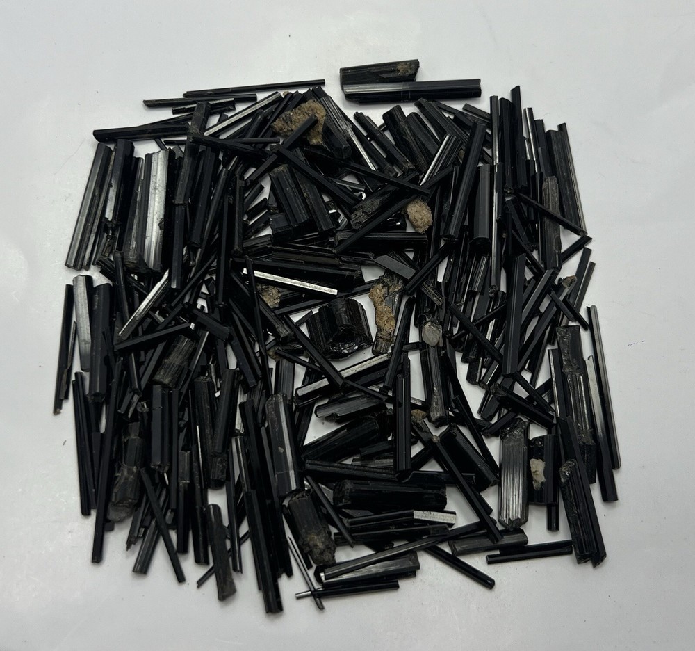 High-Quality Black Tourmaline Tiny Crystals 70g for Energy Protection