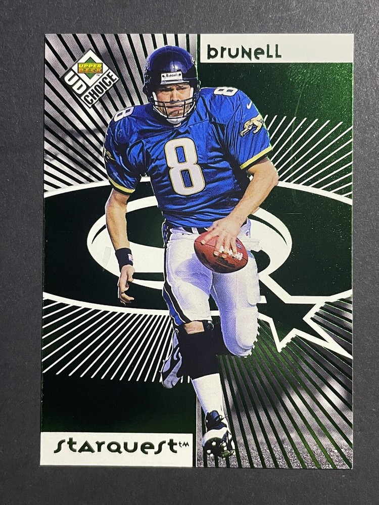 1998 UD Choice Mark Brunell / Jerome Pathon Starquest Insert Card - Jaguars