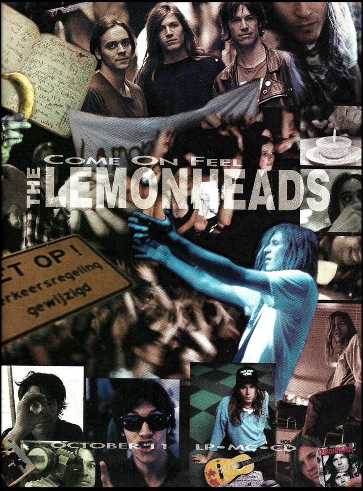 Come On Feel The Lemonheads original 1993 Alantic Records ad print Evan Dando