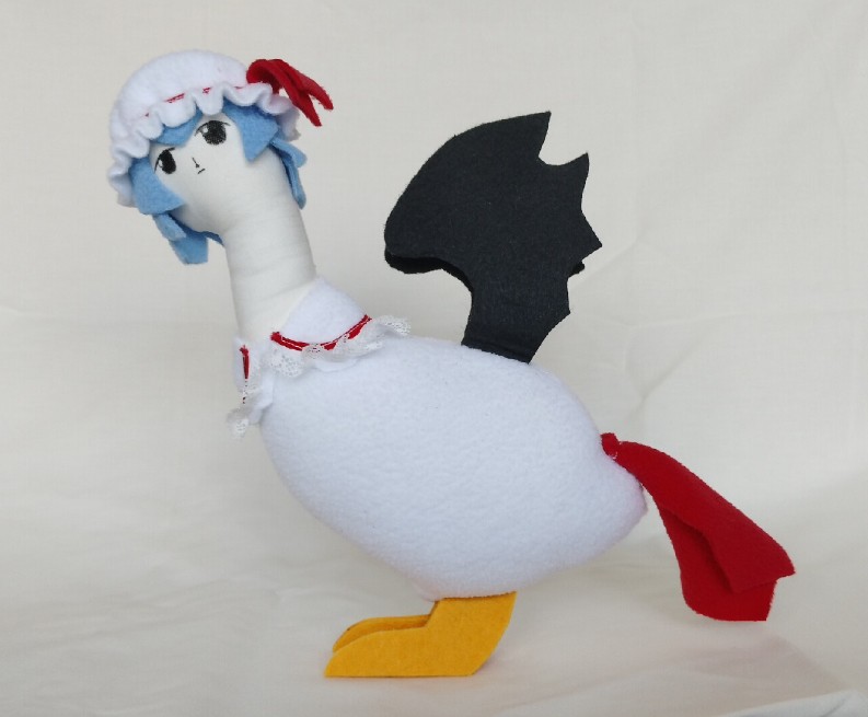 Anime Touhou Project Animal Series Remilia Scarlet Goose Plush Doll Toy Gift