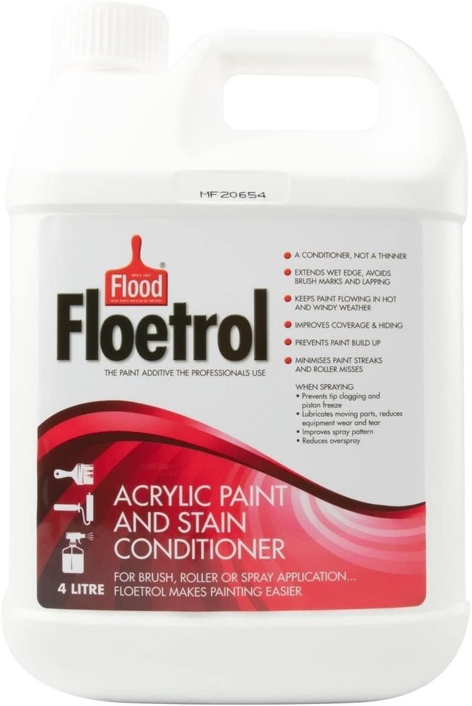 Flood Floetrol Acrylic Paint Additive and Stain Conditioner | Keeps Paint Flo...